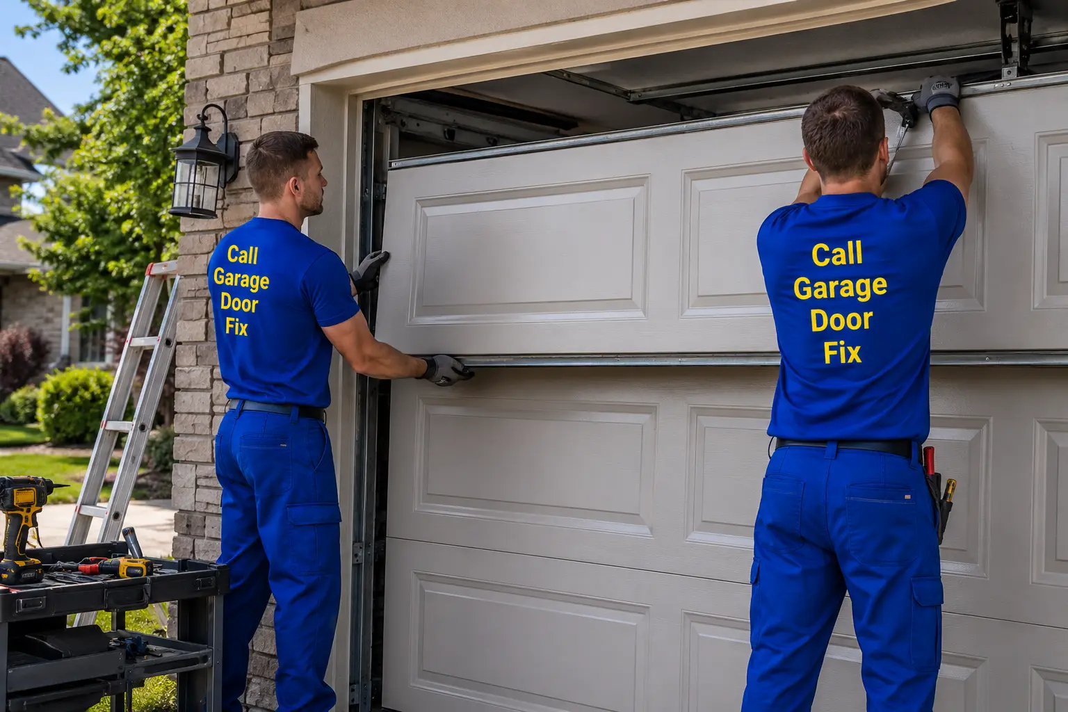 Garage Door Panel Replacement in Peoria il
