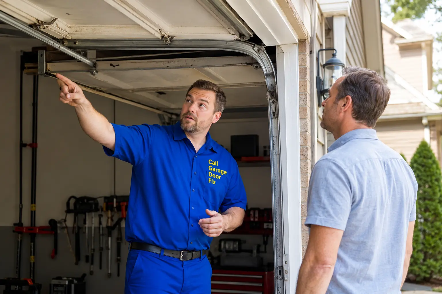 Garage Door Track Repair Solutions