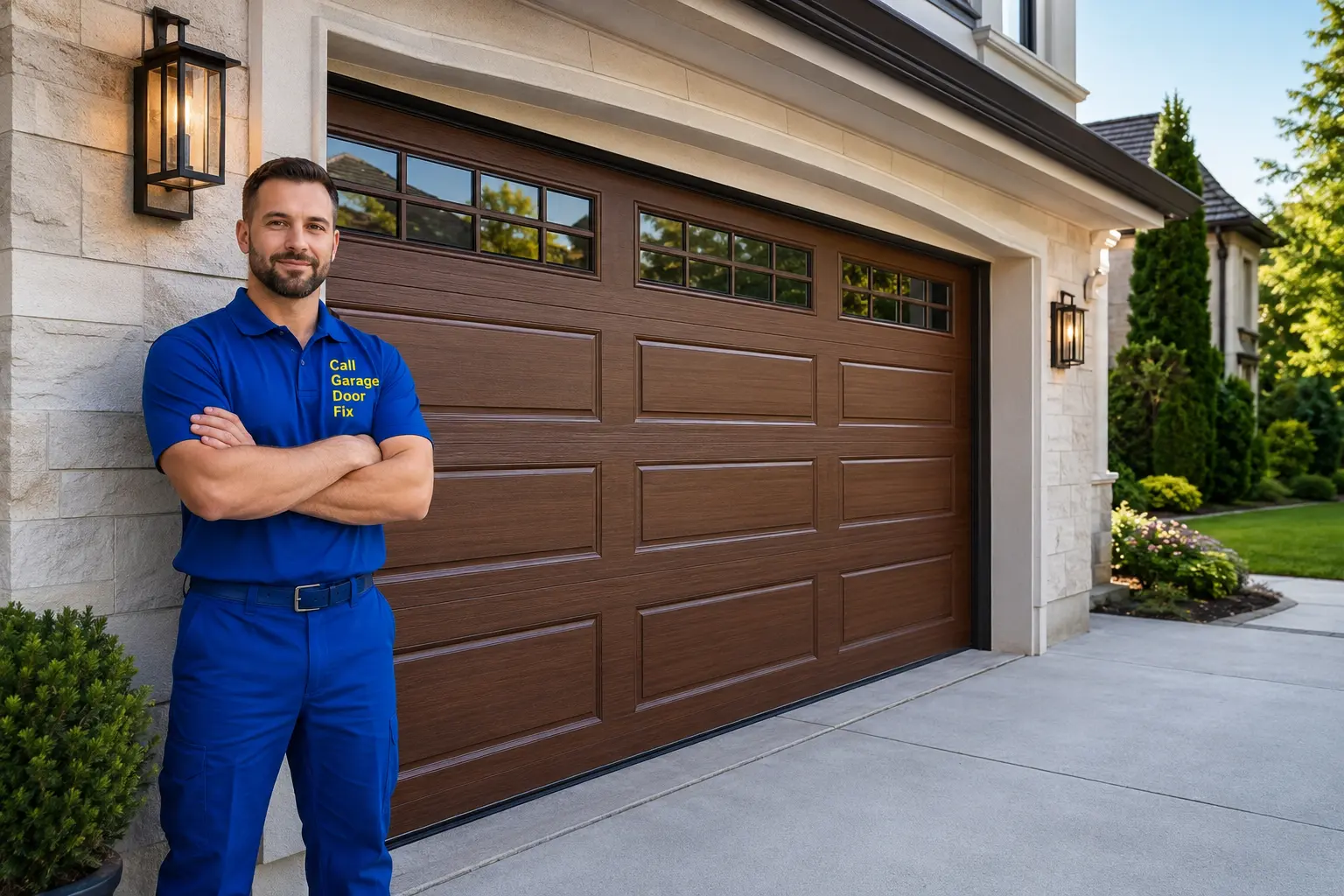 Residential Garage Door Panel Replacement peoria il