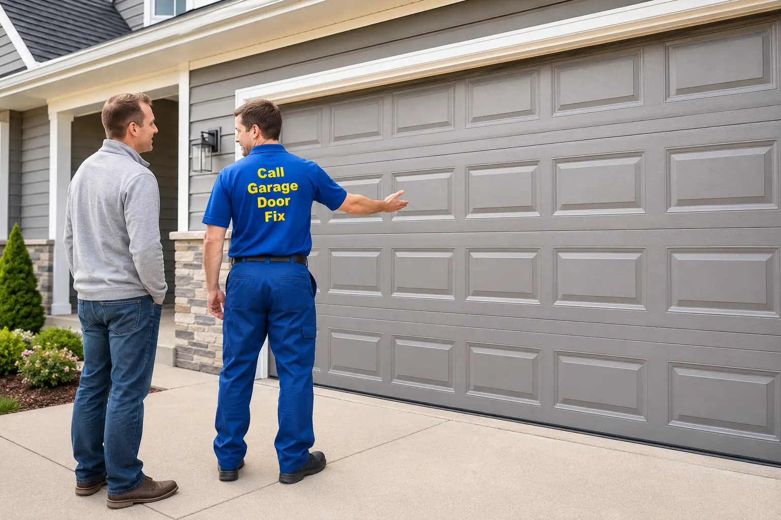 Residential garage door installation peoria il
