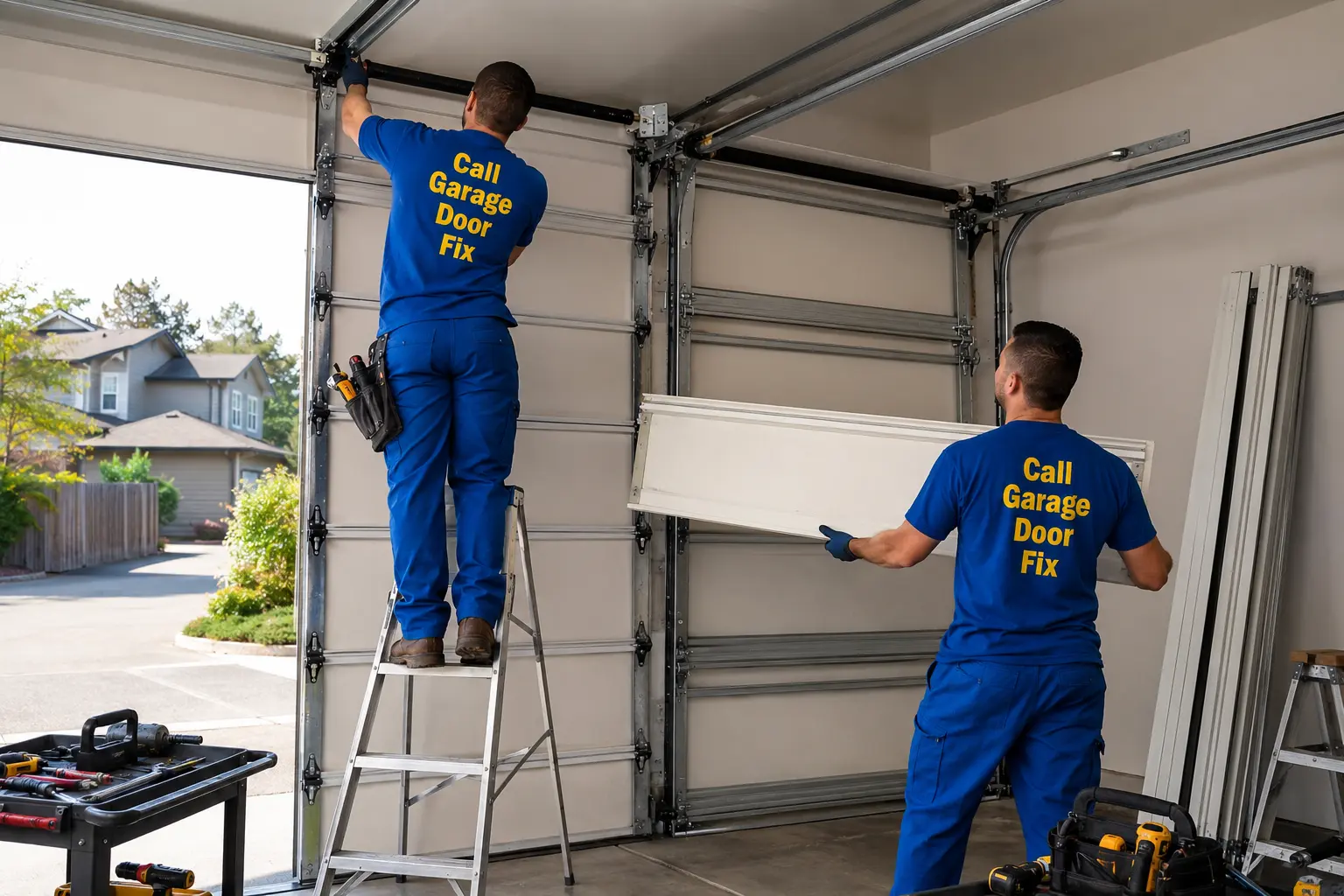 commercial Garage Door Panel Replacement peoria il